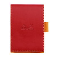Rhodia Notepad cover + notepad N°11 bloc-notes A7 80 feuilles Rouge