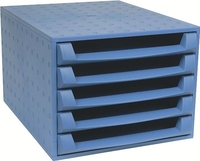 Exacompta 221101D desk tray/organizer Polypropylene (PP) Blue