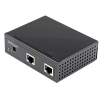 StarTech.com Industrieller Gigabit PoE Splitter - 90W Hochgeschwindigkeits Power-over-Ethernet PoE +++ -Splitter - 12-48V DC Splitter 802.3bt - LAN/RJ45 Ultra PoE auf DC Adapter...