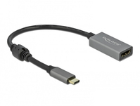 DeLOCK 66571 video cable adapter 0.2 m USB Type-C HDMI Type A (Standard) Black, Grey