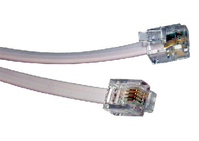 Cables Direct 20m RJ11 Modem Cable Grey