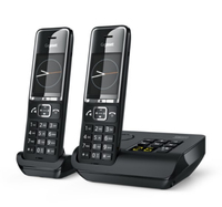 Gigaset COMFORT 550A Téléphone analog/dect Identification de l'appelant Noir