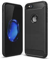 JLC Apple iPhone 7/8 Brushed Silicone Case Black