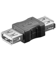 Microconnect USBAFAF Kabeladapter USB A Schwarz