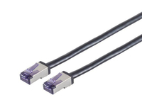 Lanview LVN-CAT6A-FLEX-25CM hálózati kábel Fekete 0,25 M S/FTP (S-STP)