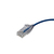 Videk Cat6 Slim U/UTP LSZH RJ45 to RJ45 Booted Patch Cable 28 AWG Blue - 0.2Mtr