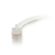 C2G 1m Cat5e Non-Booted Unshielded (UTP) Network Patch Cable - White