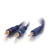 C2G 2m Velocity 3.5mm Stereo Male to Dual RCA Male Y-Cable audio kabel 2 x RCA Zwart