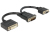 DeLOCK 65555 video kabel adapter 0,2 m DMS DVI-I Zwart