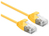 ROLINE 21.15.3920 kabel sieciowy Żółty 0,15 m Cat6a U/UTP (UTP)