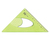 ARDA Elastika Triangle 200 mm Plastique Vert 1 pièce(s)