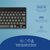 R-Go Tools Ergonomisch toetsenbord R-Go Compact Break, compact toetsenbord met pauzesoftware, QWERTY (ES), Bluetooth, zwart