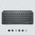 Logitech MX Keys Mini Combo for Business klawiatura Dołączona myszka RF Wireless + Bluetooth QWERTY Amerykański międzynarodowy Grafitowy