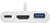 Goobay 62104 laptop-dockingstation & portreplikator USB Typ-C Weiß