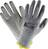 5-Finger Schnittschutzhandschuh Hase Medio Cut 3, Gr. 8 grau, HPPE-Gestrick, PU-Beschichtung, Strickbund, EN 388 (4X43B)