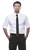 Krawatte schwarz - 148 x 6,5 cm - Köpergewebe, 215 g/m- hochveredelt,