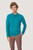 HAKRO Longsleeve-Poloshirt Mikralinar® XS - smaragd | XS: Detailansicht 6
