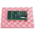 Warmbier PU-Schaumstoff rosa, ESD, 380 x 320 x 20 mm, Profil 1:1