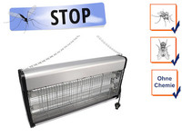 Insektenvernichter Stechmückenfalle 2x 20W UV Licht, Bereich 150m²