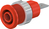 4 mm Sicherheitsbuchse rot SLB4-F6,3/N-X