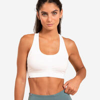 Dynamic Yoga Sports Bra - White - UK4 / EU 2XS