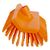 Vikan 265mm Bürste mit Polyester-Borsten Winkelbürste, Mittelhart Orange, Borsten L. 41mm Ja für Mehrzweckreinigung