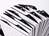 Durable TELINDEX Rotary Address Card Holder | 500 Cards & A-Z Index | Silver