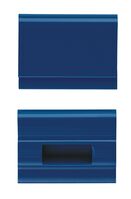 ELBA vertic Farbreiter, zum Aufstecken auf ELBA vertic-Hängeregistraturen, zur Kennzeichnung von Terminen, Prioritäten, etc., aus PVC, Beutel mit 25 Stück, dunkelblau