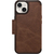 OtterBox Strada - Leder Flip Case - Apple iPhone iPhone 14 Espresso - Braun - Schutzhülle