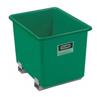 550 Litre GRP Open Top Water Tank with Forklift Pockets - Green