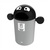 Best Buddy Recycling Bin - 84 Litre - Cans - Grey Lid - Smile Aperture - No Liner