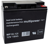 Multipower MP18-12 lead acid battery 12 Volt