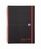 Black n Red A5 Wirebound Polypropylene Cover Notebook Recycled Ruled 140(Pack 5)