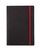 Black n Red A5 Casebound Soft Cover Journal Ruled Black/Red 144 Pages
