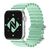 NALIA Ocean Cinturino Smart Watch compatible con Apple Watch Bracciale SE Series 8/7/6/5/4/3/2/1, 38mm 40mm 41mm, per iWatch Orologio Fitness Donna Uomo, Silicone Turchese