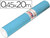 Rollo Adhesivo Aironfix Unicolor Azul Mate Claro 67013-Rollo de 20 Mt