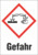 Gefahrgut-Schild, Symbol: GHS05/Text: "Gefahr", (B) 37 mm, Kunststoff, 013.29-9-