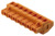 Buchsenleiste, 6-polig, RM 7.5 mm, abgewinkelt, orange, 1702050000