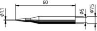 Ersa 0172BD Forrasztóhegy Ceruza forma Hegy méret 1.10 mm Tartalom, tartalmi egységek rendelésenként 1 db