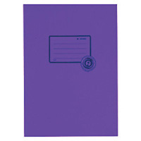 Protège-cahier papier A5 violet 100% papier recyclé