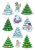 HERMA 15262 Stickers DECOR kerst winterlandschap Bild 2