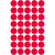 Farb-, Markierungspunkte, Vielzweck-Etiketten leuchtrot, 19 mm, 960 Stück