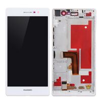 LCD Screen and Digitizer with Front Frame Assembly White and Digitizer with Front Frame Assembly White Handy-Displays