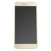 LCD With Touch Glass, Frame and Battery, Gold P8 Lite 2017