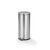 Stainless steel pedal bin, round