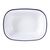 Olympia Enamel Rectangular Dish of Steel Dishwasher Safe 280x190mm Pack of 6