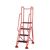 Mobile platform steps with cup feet, EN131 Professional compliant