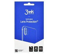 3MK kameravédő üveg 4db (2.5D lekerekített szél, karcálló, ultravékony, 0,2mm, 7H) ÁTLÁTSZÓ [Apple iPhone 12 Pro]