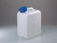 30.0l Wide-necked jerrycans HDPE with threaded connector