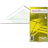 Briefumschlag DIN lang, 110 x 220 mm, nassklebend, weißlebung, 80 g/m²
